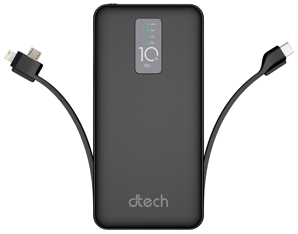 Power Bank D-TECH DP 10H 20000mAh Fasr charge BLACK